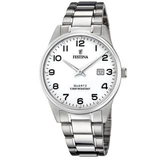 ΡΟΛΟΙ FESTINA F20511/1 FESTINA Classic Silver Stainless Steel Bracelet