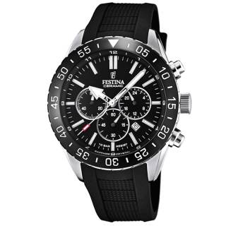 ΡΟΛΟΙ FESTINA  F20515/2  FESTINA Mens Chronograph Black Rubber Strap