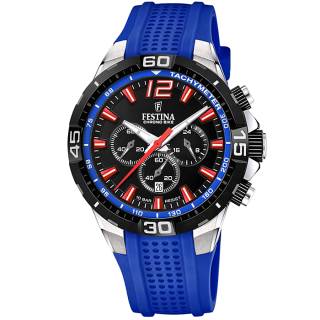 ΡΟΛΟΙ FESTINA F20523/1 FESTINA Chronograph BLue Rubber Bracelet