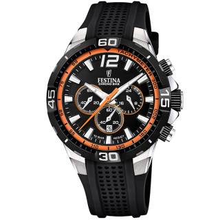 ΡΟΛΟΙ FESTINA F20523/2 FESTINA Chronograph Black Rubber Bracelet