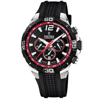 ΡΟΛΟΙ FESTINA F20523/3 FESTINA Chronograph Black Rubber Bracelet