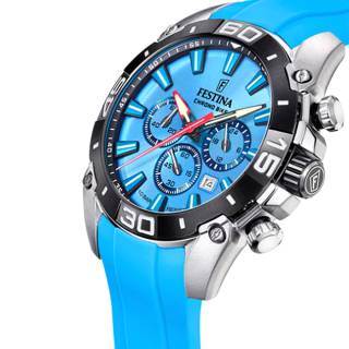 ΡΟΛΟΙ FESTINA  F20544/6 FESTINA Chronograph Blue Rubber Strap