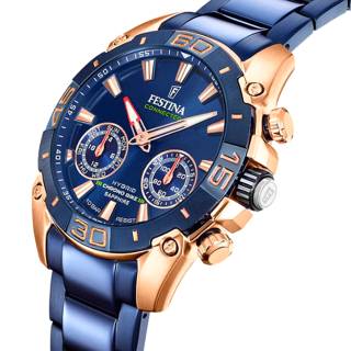 ΡΟΛΟΙ FESTINA F20549/1 FESTINA Smartwatch Blue Stainless Steel Bracelet Special Edition