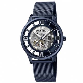 ΡΟΛΟΙ FESTINA  F20574/1 FESTINA Automatic Blue Stainless Steel Bracelet