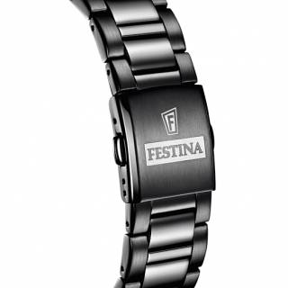 ΡΟΛΟΙ FESTINA  F20577/1 FESTINA Ceramic Chronograph Black Stainless Steel Bracelet