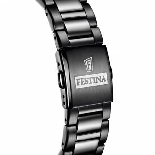 ΡΟΛΟΙ FESTINA  F20578/1 FESTINA Ceramic Chronograph Black Stainless Steel Bracelet