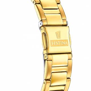 ΡΟΛΟΙ FESTINA  F20609/3 FESTINA Zircons Chronograph Gold Stainless Steel Bracelet