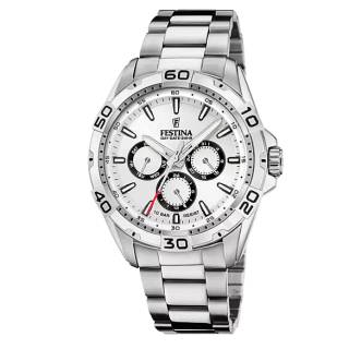 ΡΟΛΟΙ FESTINA   F20623/1 FESTINA Chronograph Silver Stainless Steel Bracelet