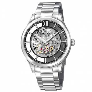 ΡΟΛΟΙ FESTINA F20630/4 FESTINA Automatic Silver Stainless Steel Bracelet