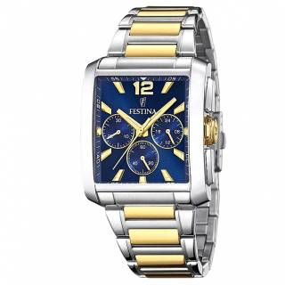 ΡΟΛΟΙ FESTINA F20637/1 FESTINA Chronograph Two Tone Stainless Steel Bracelet