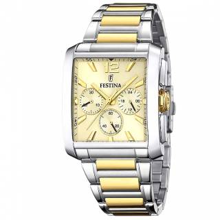 ΡΟΛΟΙ FESTINA F20637/2 FESTINA Chronograph Two Tone Stainless Steel Bracelet