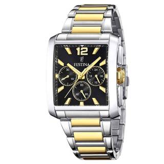 ΡΟΛΟΙ FESTINA F20637/4 FESTINA Chronograph Two Tone Stainless Steel Bracelet