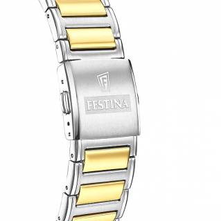 ΡΟΛΟΙ FESTINA F20637/1 FESTINA Chronograph Two Tone Stainless Steel Bracelet