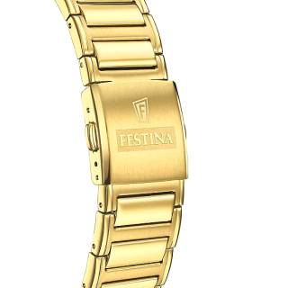 ΡΟΛΟΙ FESTINA F20638/2 FESTINA Chronograph Gold Stainless Steel Bracelet