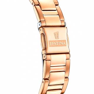 ΡΟΛΟΙ FESTINA F20639/2 FESTINA Zircons Chronograph Rose Gold Stainless Steel Bracelet