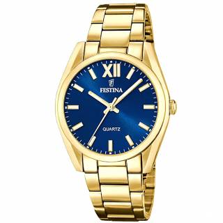 ΡΟΛΟΙ FESTINA  F20640/5 FESTINA Gold Stainless Steel Bracelet