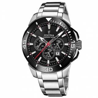 ΡΟΛΟΙ FESTINA F20641/D FESTINA Chronograph Silver Stainless Steel Bracelet