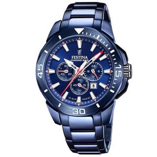 ΡΟΛΟΙ FESTINA  F20643/1 FESTINA Chrono Bike Chronograph Blue Stainless Steel Bracelet