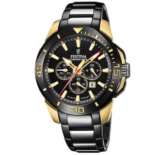 ΡΟΛΟΙ FESTINA  F20644/1 FESTINA Chrono Bike Chronograph Black Stainless Steel Bracelet