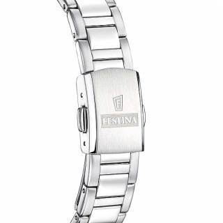 ΡΟΛΟΙ FESTINA F20654/1 FESTINA Crystals Solar Silver Stainless Steel Bracelet