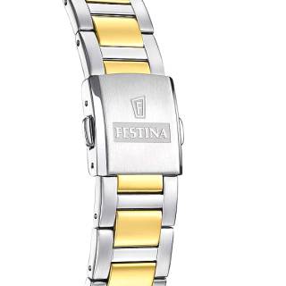 ΡΟΛΟΙ FESTINA F20657/3 FESTINA Crystals Solar Two Tone Stainless Steel Bracelet