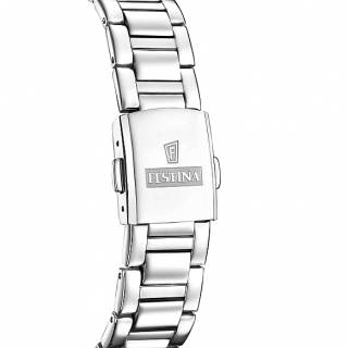 ΡΟΛΟΙ FESTINA F20658/2 FESTINA Crystals Solar Silver Stainless Steel Bracelet