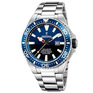 ΡΟΛΟΙ FESTINA  F20663/1 FESTINA Diver Silver Stainless Steel Bracelet