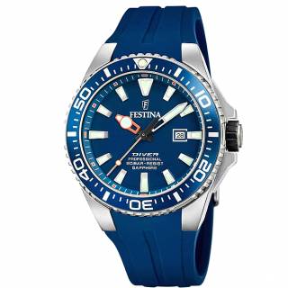 ΡΟΛΟΙ FESTINA   F20664/1 FESTINA Blue Rubber Strap