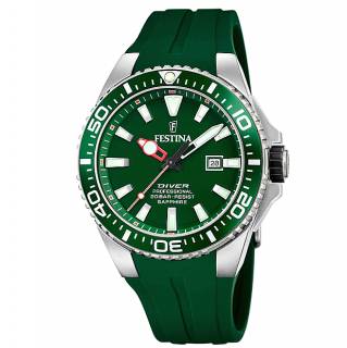 ΡΟΛΟΙ FESTINA  F20664/2  FESTINA Green Rubber Strap