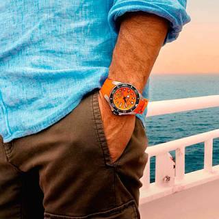 ΡΟΛΟΙ FESTINA  F20664/4 FESTINA Orange Rubber Strap