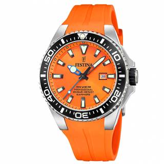 ΡΟΛΟΙ FESTINA  F20664/4 FESTINA Orange Rubber Strap