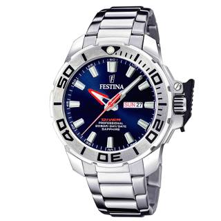 ΡΟΛΟΙ FESTINA  F20665/1 FESTINA Diver Silver Stainless Steel Bracelet