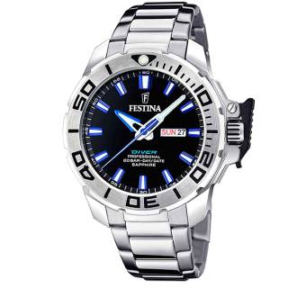 ΡΟΛΟΙ FESTINA  F20665/3 FESTINA Diver Silver Stainless Steel Bracelet