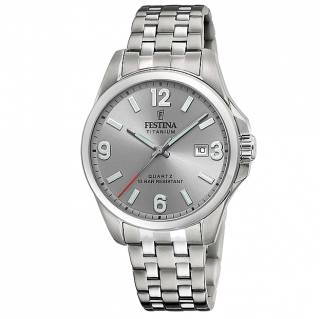 ΡΟΛΟΙ FESTINA F20696/2 FESTINA Silver Titanium Bracelet