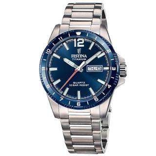 ΡΟΛΟΙ FESTINA F20698/2 FESTINA Silver Titanium Bracelet