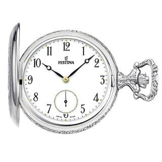 ΡΟΛΟΙ ΤΣΕΠΗΣ  F4075/1 FESTINA Sterling Silver Pocket Watch