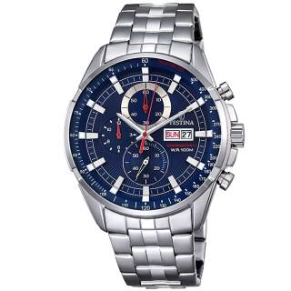 ΡΟΛΟΙ FESTINA  F6844/3 FESTINA Chronograph Silver Stainless Steel Bracelet