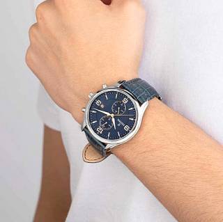 ΡΟΛΟΙ FESTINA F6855/6 FESTINA Chronograph Blue Leather Strap