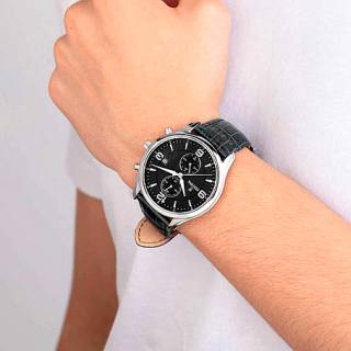 ΡΟΛΟΙ FESTINA F6855/8 FESTINA Chronograph Black Leather Strap