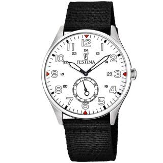 ΡΟΛΟΙ FESTINA   F6859/2 FESTINA Men's Black Fabric Strap