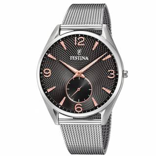 ΡΟΛΟΙ FESTINA    F6869/3  Festina Silver Stainless Steel Bracelet