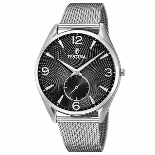 ΡΟΛΟΙ FESTINA   F6869/4  Festina Silver Stainless Steel Bracelet