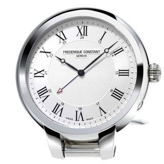 ΡΟΛΟΙ FREDERIQUE CONSTANT  FC-209MC5TC6 FREDERIQUE CONSTANT Classics Travel Clock Alarm Silver