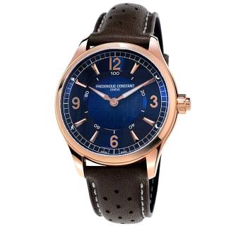 ΡΟΛΟΙ FREDERIQUE CONSTANT FC-282AN5B4 FREDERIQUE CONSTANT Horological Smartwatch Brown Leather Strap