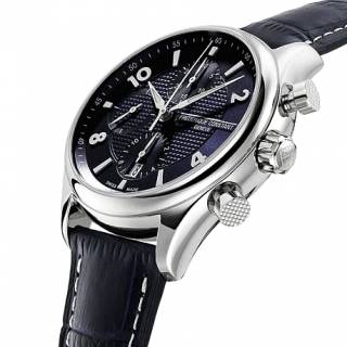 ΡΟΛΟΙ FREDERIQUE CONSTANT FC-392RMN5B6 FREDERIQUE CONSTANT Runabout Chronograph Blue Leather Strap Limited Edition