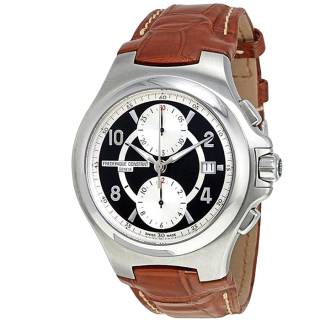 ΡΟΛΟΙ FREDERIQUE CONSTANT FC-393ABS4NH6 Frederique Constant Mens Automatic Chronograph Brown Leather Strap