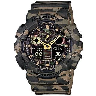 ΡΟΛΟΙ CASIO  GA-100CM-5AER CASIO G-Shock Camo Rubber Strap