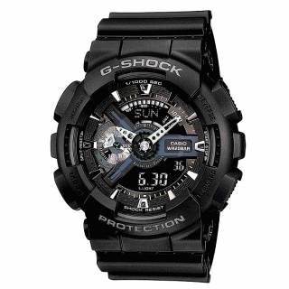 ΡΟΛΟΙ CASIO GA-110-1BER CASIO G-SHOCK Anadigi Black Rubber Strap