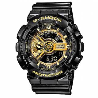 ΡΟΛΟΙ CASIO GA-110GB-1AER CASIO G-Shock Black Rubber Strap