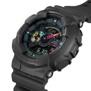 ΡΟΛΟΙ CASIO GA-110MF-1AER G-SHOCK Chronograph Black Rubber Strap